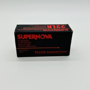22 LR SUPER NOVA RED TRACER AMMO.