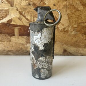 Flash bang, Inert fired with fired fuse. With striker and spoon. As is