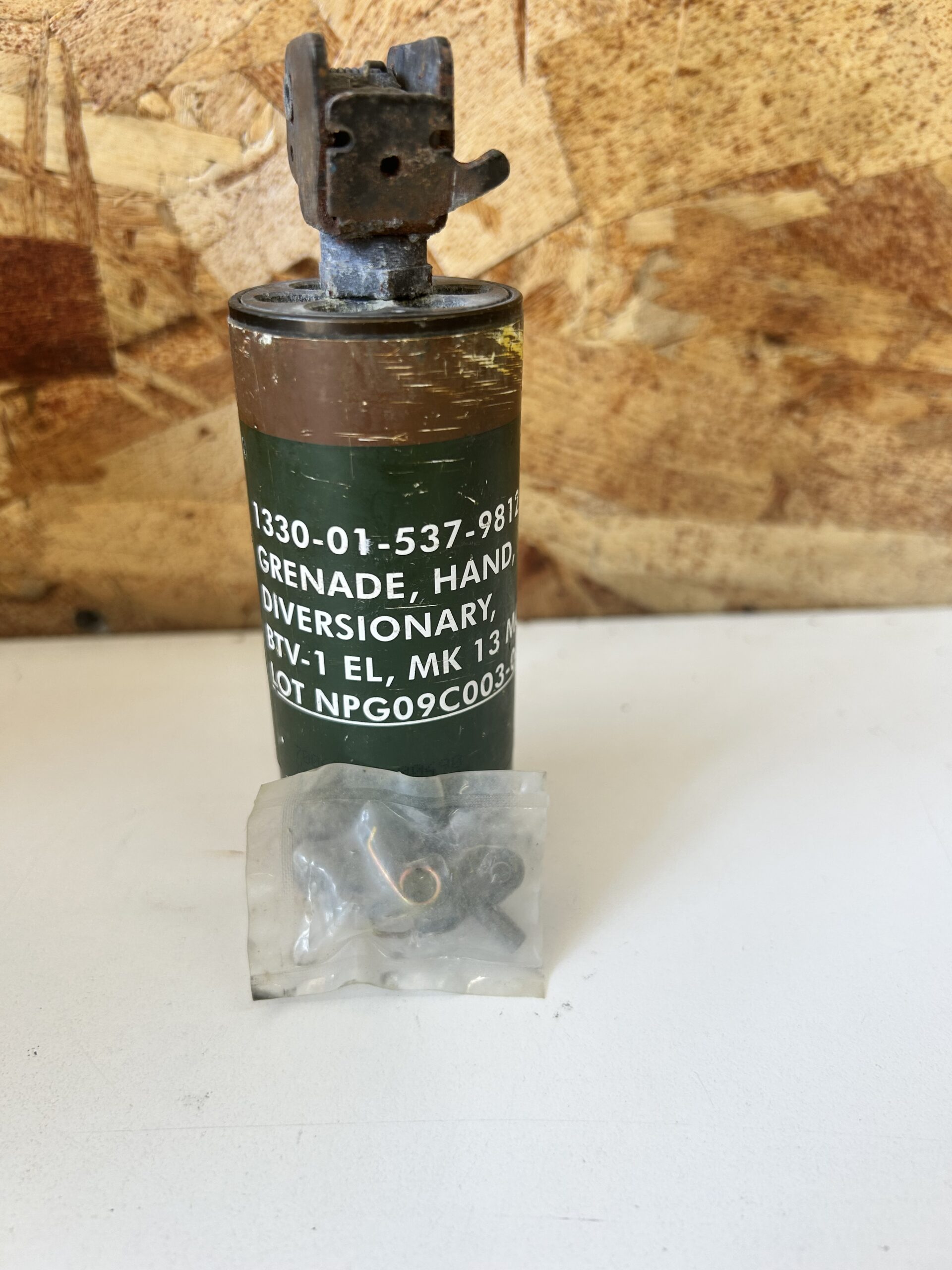 Fired Police Flash Bang. (sold as-is)