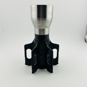 81mm mortar steel tail fin with steel adapter