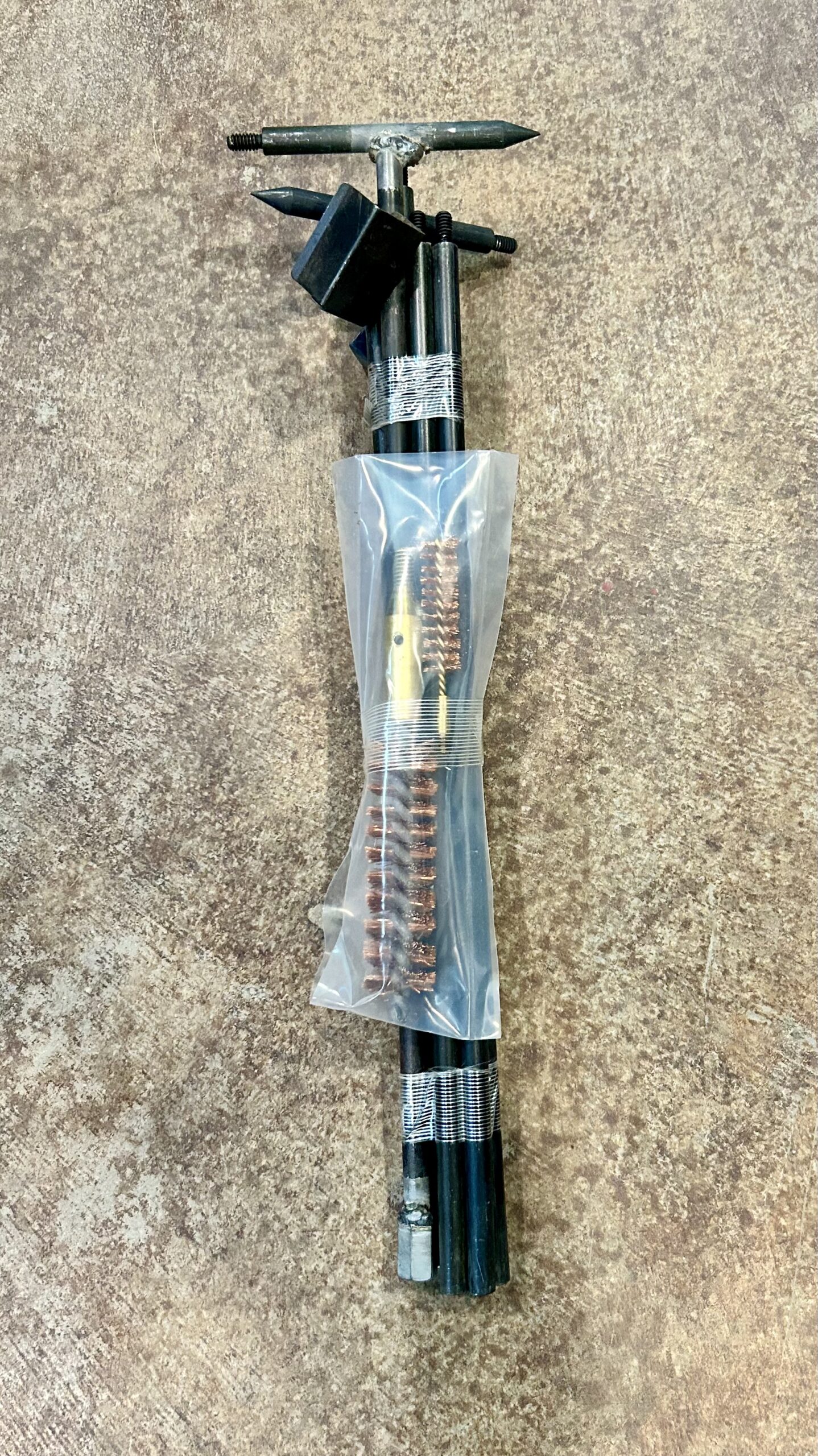 50 Cal T handle Military Bore cleaning rod. (4 sections).