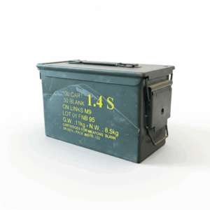 50 Cal Crimp Type Blanks Linked in Original 50 Caliber Can. 100 Rounds