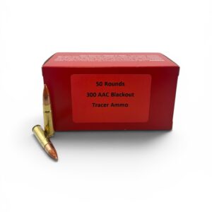 .300 Blackout Tracer Ammo Loaded with M62 Tracer Projectiles – 50 Rounds (7.62x35mm)
