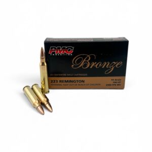 PMC .223 REMINGTON RIFLE AMMO - 55 GRAIN FMJ-BT. FREE SHIPPING ON CASE QUANTITY
