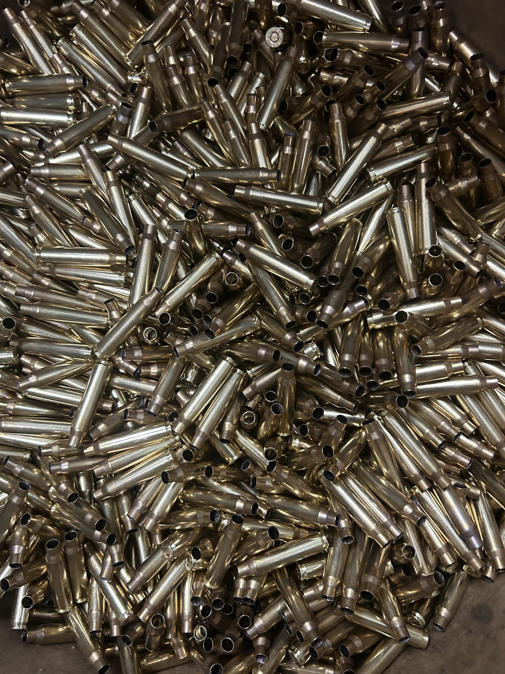5.56 PRIMED PULL DOWN ANNEALED BRASS.CBC 24 HEADSTAMP. 500 PACK
