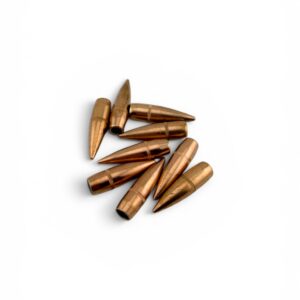 .308 Diameter 147-150 Grain Mixed Boat Tail Ball Bullets, Lead Base – 500 Pack