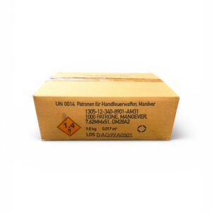 7.62x51 NATO / .308 German Military Blank Ammunition 1,000 Rounds