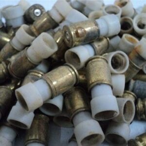 9MM Luger fired plastic blank training rounds. Bag of 100 rounds.