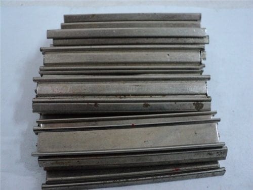 9MM 8 shot stripper clips, Stainless steel, Bag of 9 clips.