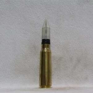 20mm Phalynx- fired brass case, white sabot dummy round, Price Each