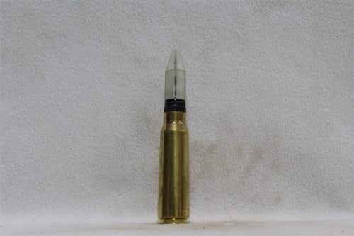 20mm Phalynx- fired brass case, white sabot dummy round, Price Each