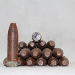 20mm Oerlikon solid projectile , solid base, pack of 25