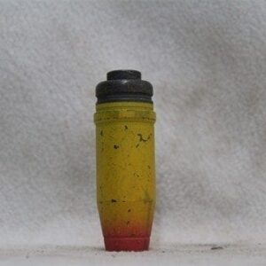 25mm Bushmaster MK210/PGU-25 yellow/red inert heit projectile without fuse, with short tracer base, Price Each