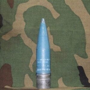 30mm Vulcan GAU-9A blue projectile with solid driving band, Price Each