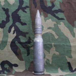 30mm Vulcan GAU-8A Ford/Philco dummy round with triple c-ring gray projectile, Price Each