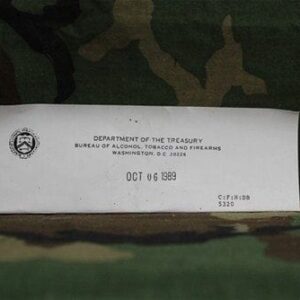 ATF letter allowing posession of 20mm and 30mm live target practice rounds, Price Each