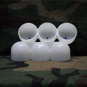 40 mm Shallow plastic three round shell protector.