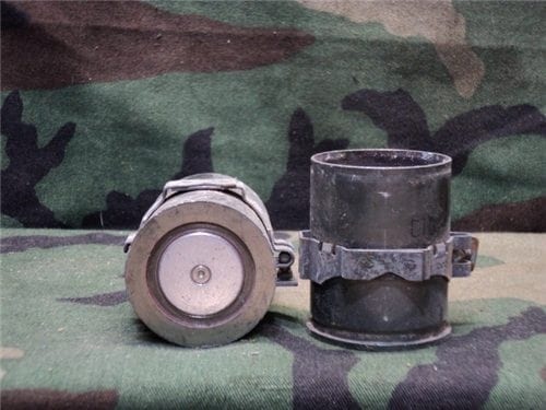 40mm Mark 19 fired case with link. Pack of 12 cases.