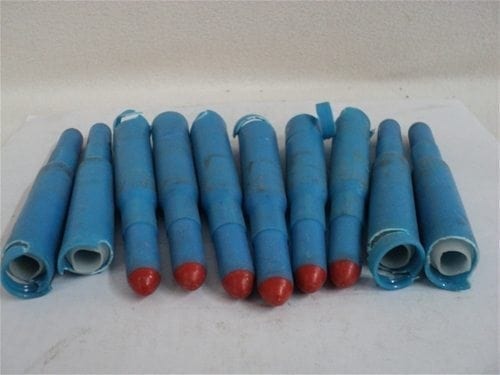 50 cal plastic blanks missing base. 10 piece pack.