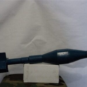 66mm inert blue practice rifle grenade, works on Grand, M-14, SKS, Tokarev, fal etc
