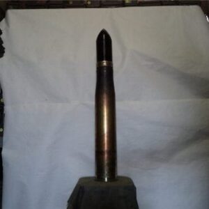 90mm inert AP brass case dummy round without windscreen