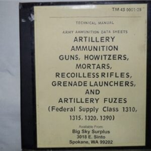 Technical manual. Army ammunition data sheet 37mm and up plus Army ammunition data sheets for mortors, grenade launchers, etc.