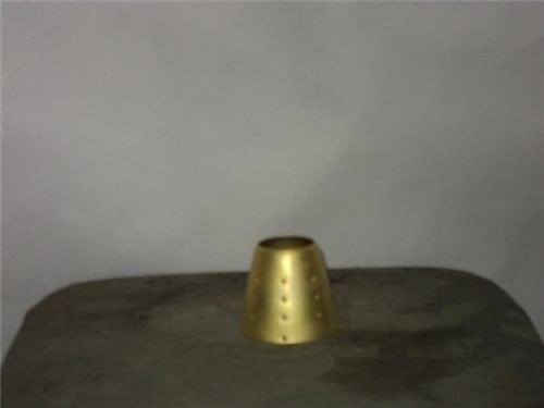 Fuse cap-XM5 for 105mm, 155mm, M513 series mortar rounds, etc. fuses-To allow them to penetrate the triple growth canopy (Vietnam era) Solid brass desensitizing fuse cap