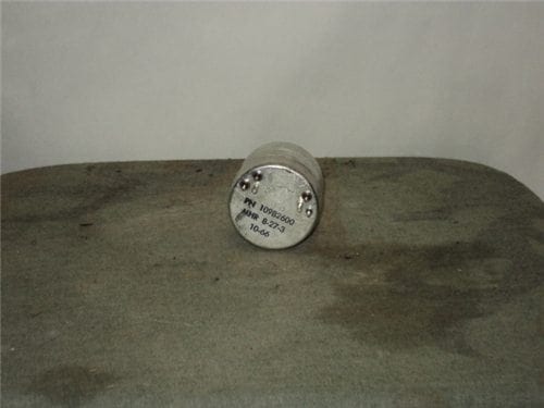 Battery for above proximity fuse, requires 13 revolutions to charge it, Good survival item.