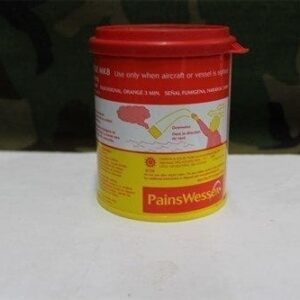 Orange Lifeboat smoke signal