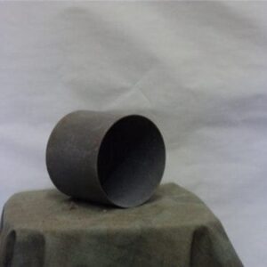 120MM Inert shell protector steel cap. 5-1/8" wide by 4-1/2" deep