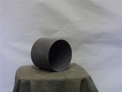 120MM Inert shell protector steel cap. 5-1/8" wide by 4-1/2" deep
