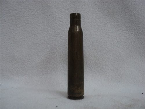 12.7mm brass case split neck, Primed cases.