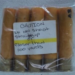 20 gauge Air burst ammo, three second delay. 5 round pack. Sold As Is.