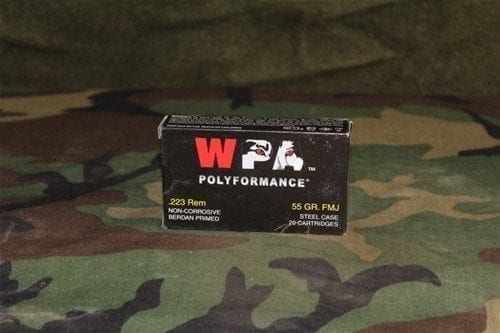 .223 Wolf WPA Polyformance, 55 Grain FMJ. Steel Case.100 rounds