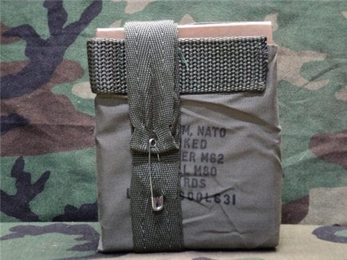 308 100rd Cardboard M-60 Box and bandoleer. - Image 3