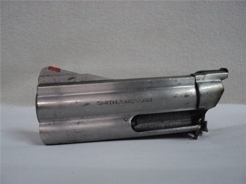 357 Magnum cut barrels. Model 86 or 686, Stainless steel.
