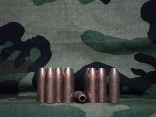 50 cal spotter tracer hollow bullet jackets (inert). 10 projectile pack.