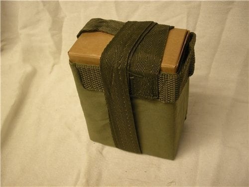 308 100rd Cardboard M-60 Box and bandoleer. - Image 6