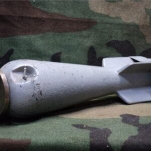 3lbs Inert bomblet for training, includes 10 ea. 30-06 grenade launch blanks.