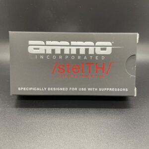 Ammo Inc. SteLTH 9mm 147 Grain Subsonic ammunition.