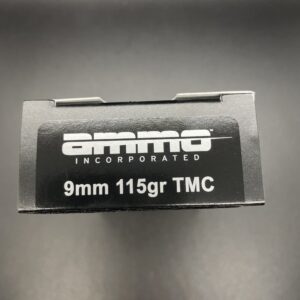 Ammo, Inc. 9 mm Luger 115 gr Total Metal Signature Line.