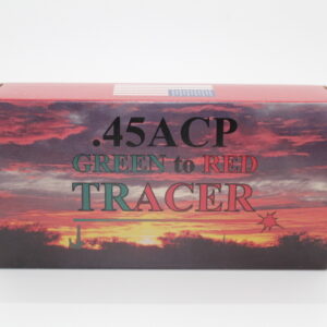HAPPY VALLEY .45 ACP green to red tracer ammo