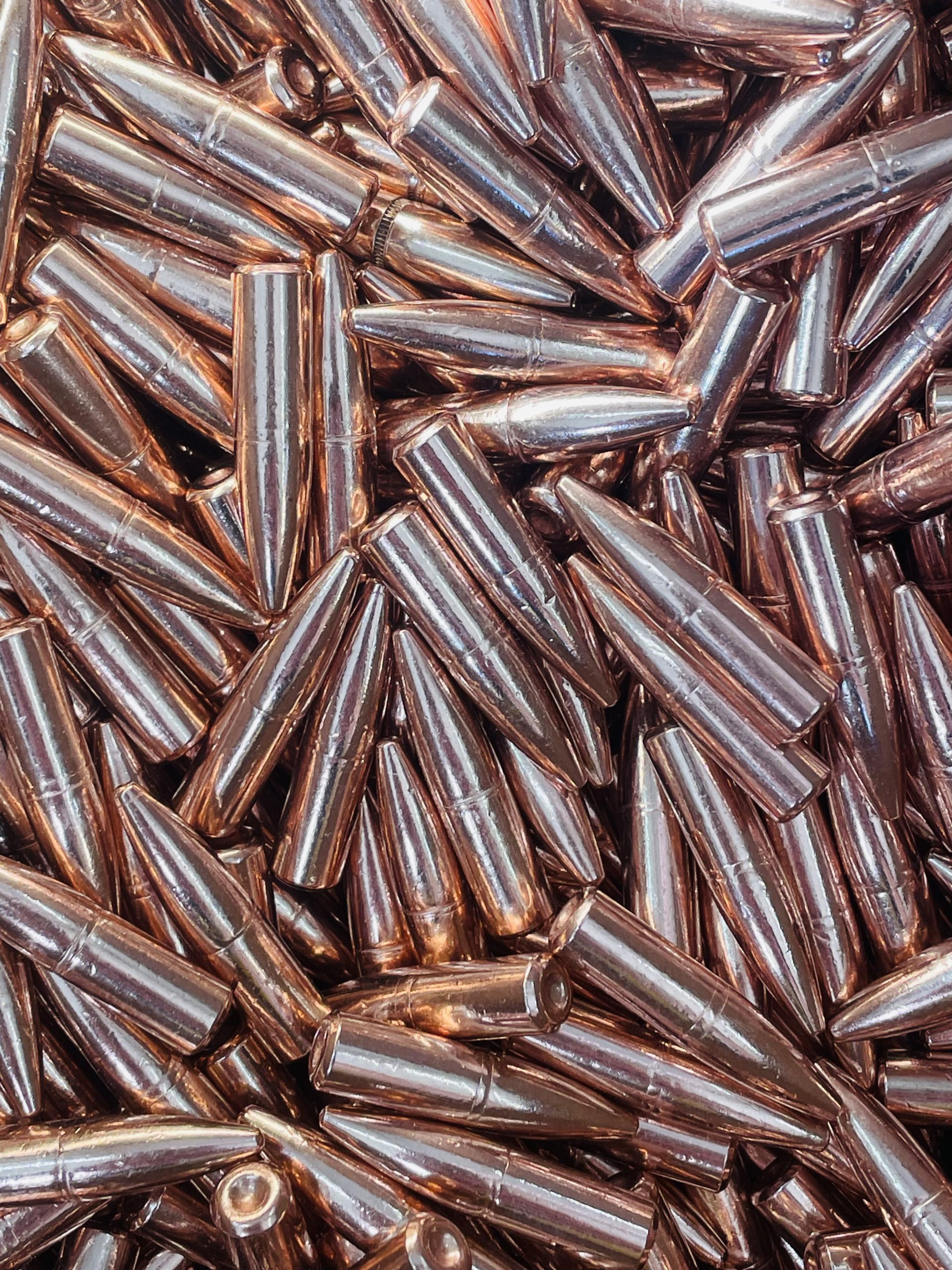 300 ACC Blackout 220 Grain TMC flat base Plated ball bullets.