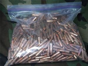 30 caliber military tracer bullets. 250 pack.