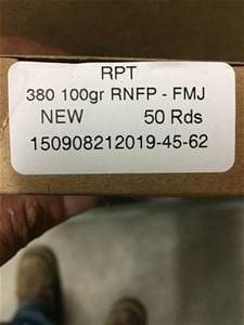 .380 Auto Sellier & Bellot 92 Grain. 50 round box - Image 3