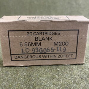 Lake city M200 blanks in 20 round box. 100 pack