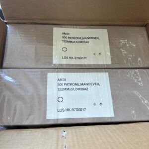 7.62x51 / 308 GERMAN MILITARY BLANKS. 1000 RDS.