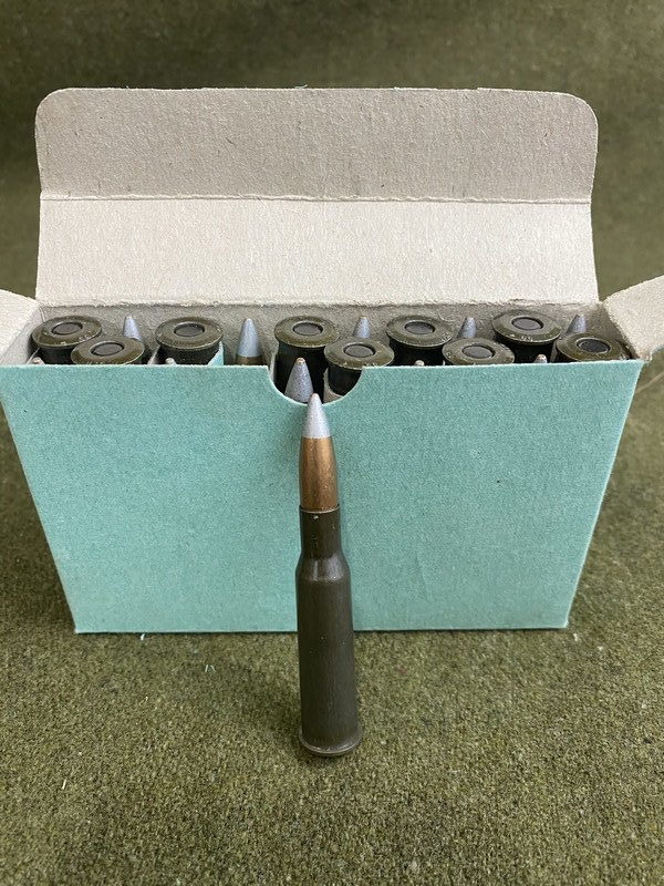 7.62X54R Russian silver tip 148 grain ball ammo