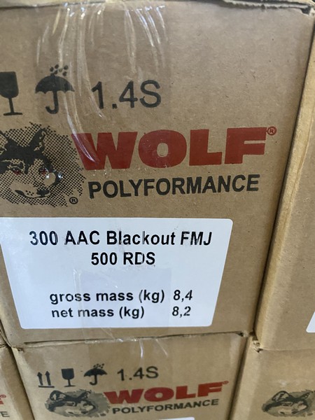 Wolf 300 ACC Blackout. 145 Grain steel case. 500 rounds. - Image 4