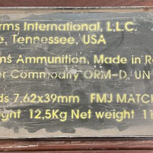 700 Rounds 7.62x39mm FMJ Match